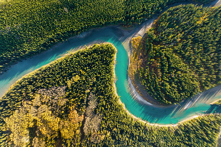 Aerial view. Banff National Park