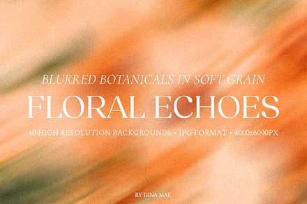 Floral Echoes - Blurry Backgrounds