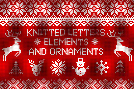 Knitted Letters, Symbols & Ornaments