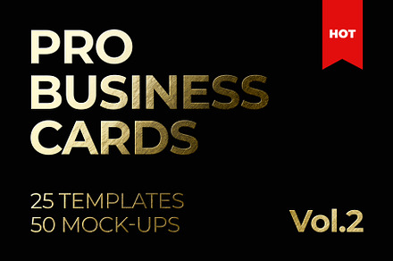 Business Card Bundle Template Mockup